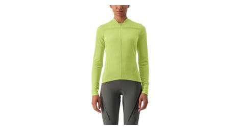 langarmtrikot women castelli anima 4 lime green von Castelli