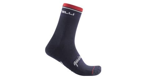 paar castelli quindici soft merino socken blau von Castelli