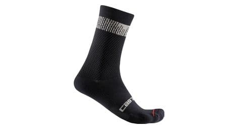 unisex socken castelli unlimited 18 schwarz silber von Castelli