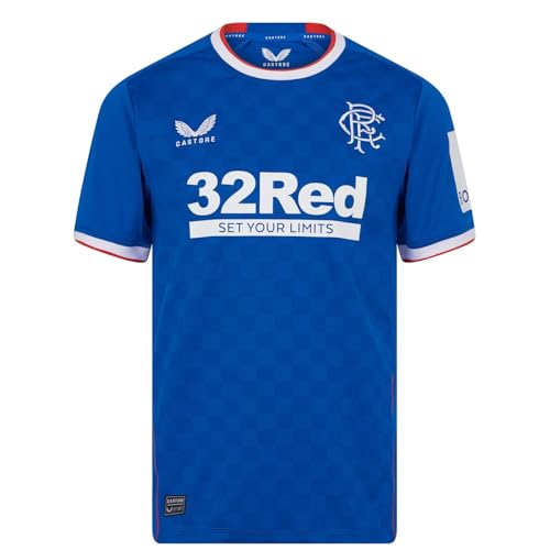 Castore 2022-2023 Rangers Home Football Soccer T-Shirt Trikot von Castore