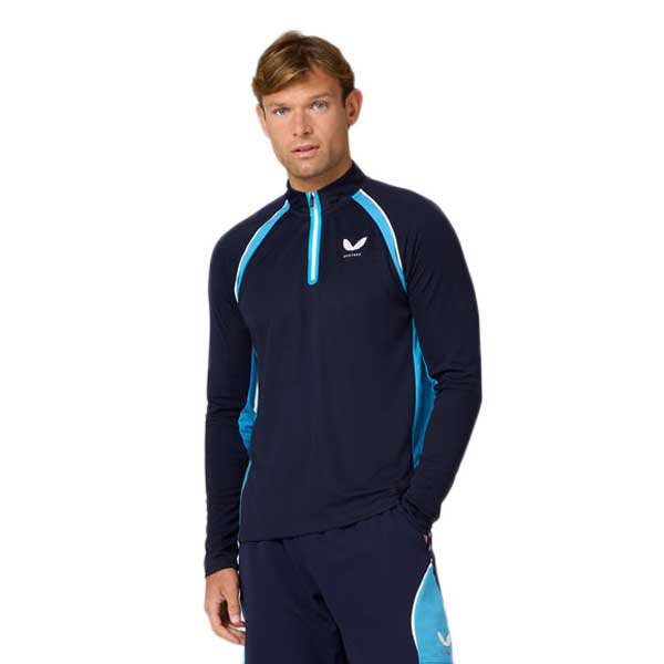 Castore Amc Aeromesh Half Zip Long Sleeve T-shirt Blau L Mann Castore Amc Aeromesh Half Zip Long Sleeve T-shirt Blau L Mann von Castore