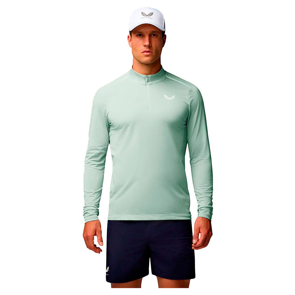 Castore Apex Aeromesh Half Zip Long Sleeve T-shirt Grün M Mann Castore Apex Aeromesh Half Zip Long Sleeve T-shirt Grün M Mann von Castore