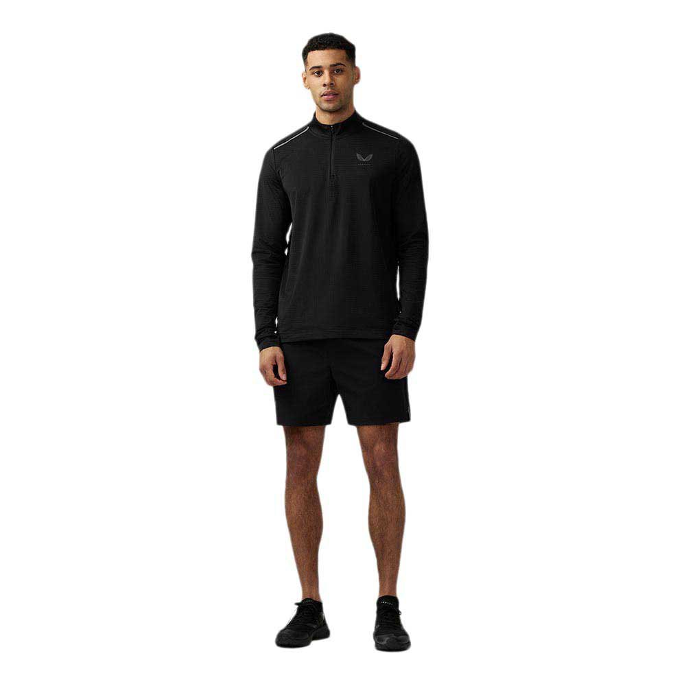 Castore Apex Aeromesh Half Zip Long Sleeve T-shirt Schwarz S Mann Castore Apex Aeromesh Half Zip Long Sleeve T-shirt Schwarz S Mann von Castore