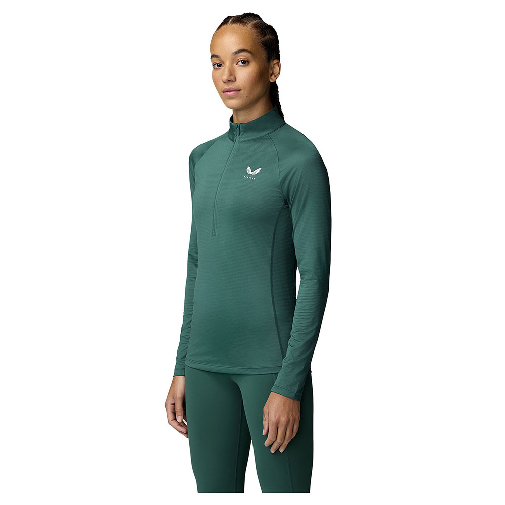 Castore Cfe41039 Half Zip Long Sleeve T-shirt Grün L Frau Castore Cfe41039 Half Zip Long Sleeve T-shirt Grün L Frau von Castore