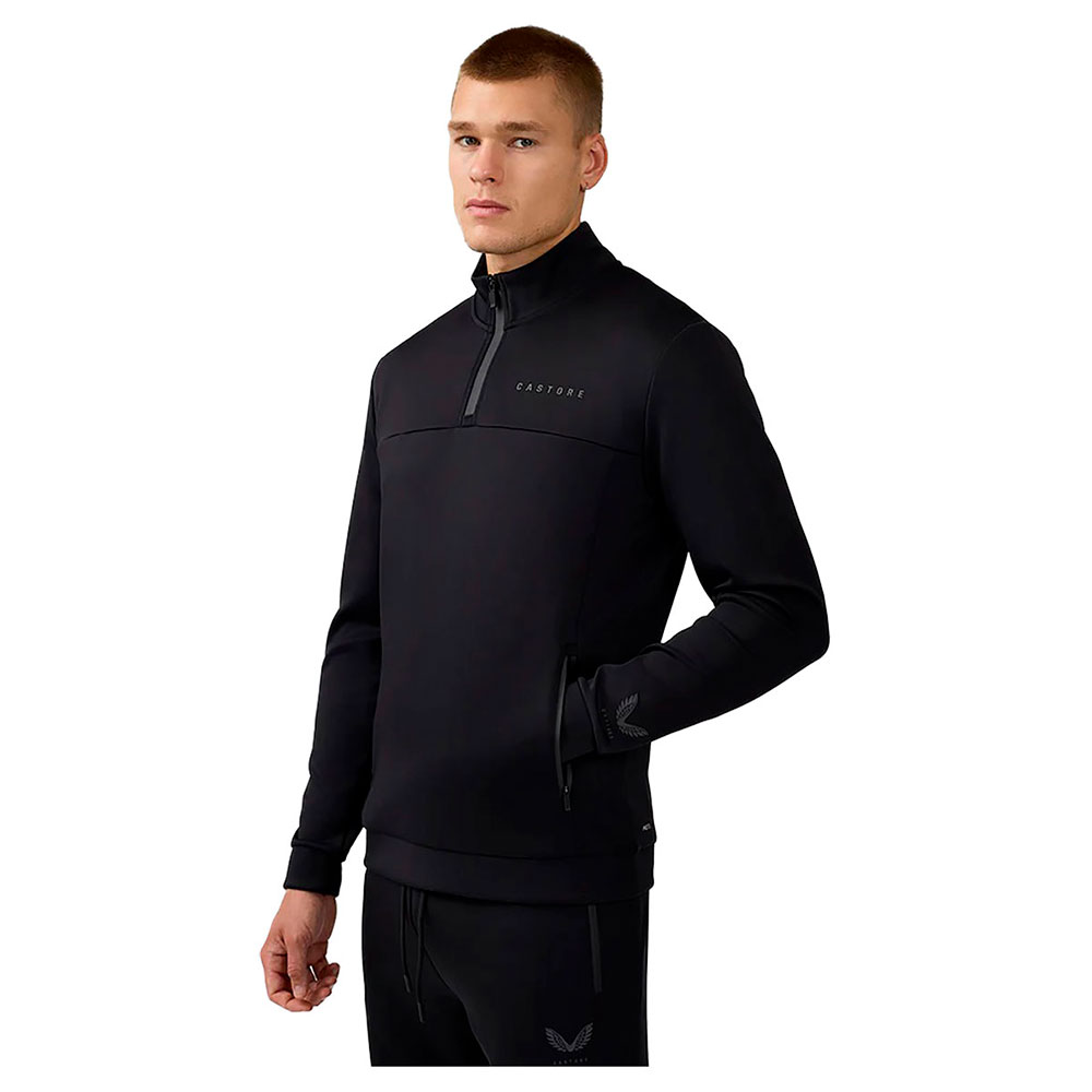 Castore Scuba Half Zip Long Sleeve T-shirt Schwarz M Mann Castore Scuba Half Zip Long Sleeve T-shirt Schwarz M Mann von Castore