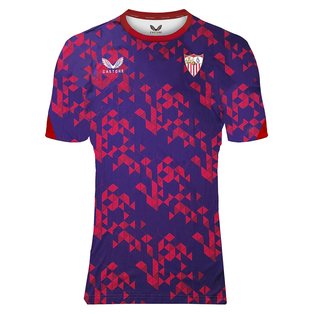 Castore Sevilla Fc 24/25 Pre Match Short Sleeve T-shirt Rot S Castore Sevilla Fc 24/25 Pre Match Short Sleeve T-shirt Rot S von Castore