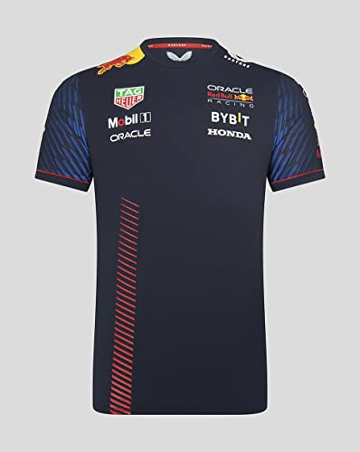 Red Bull Racing F1 Team Formula Offizielles Formel-1-T-Shirt - Blau - XL von Castore