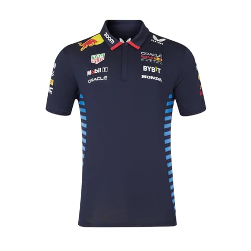 Red Bull Racing Formula One Team, offizielles Produkt der Formel 1 2024, Replica Poloshirt, kurzärmlig, Nachthimmel, Unisex Red Bull Racing Formula One Team, offizielles Produkt der Formel 1 2024, Replica Poloshirt, kurzärmlig, Nachthimmel, Unisex von Castore