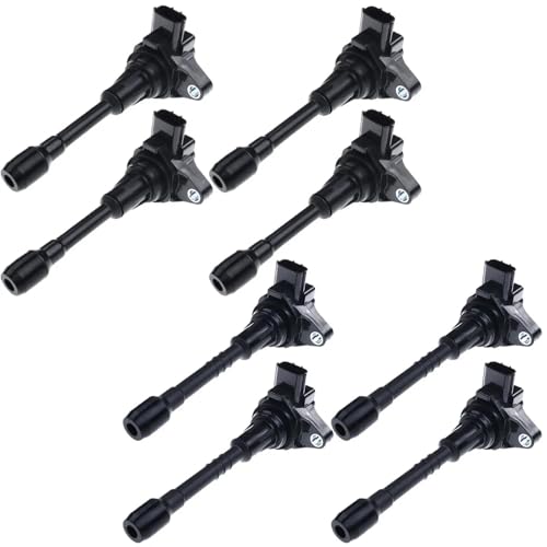 Zündspule 4/8Pcs Vorne Hinten Zündspulen Für Infiniti Für Qx56 Qx80 V8 5,6 L 22448-1La0A 224481La0A 22448-1La0B Zündspule Pack von Catalpa fine