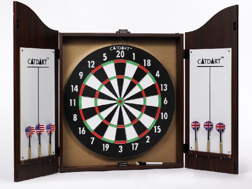 Dartboard Cabinet schwarz von Catdart