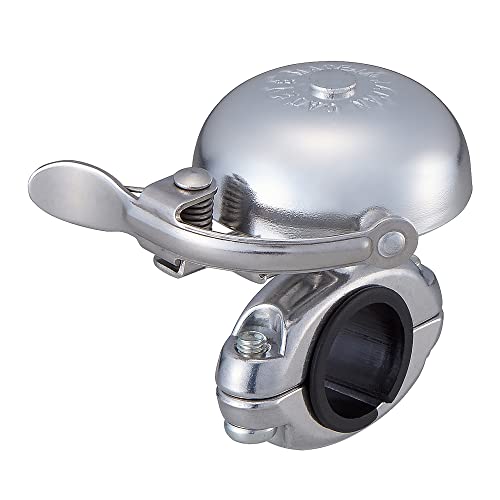 CatEye OH-2300A Hibiki-Aluminiumklingel, Silber: leicht, laut, poliertes Silber CatEye OH-2300A Hibiki-Aluminiumklingel, Silber: leicht, laut, poliertes Silber von CATEYE
