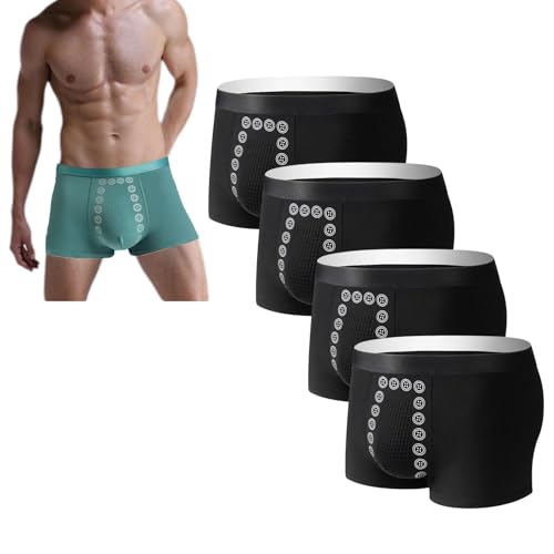 Cautorsy Proplshove Underwear,Magnetic Underwear Men,Magnetic Therapy Underwear,Proplshove Underwear Magnetic (2XL,4PCS-Black) von Cautorsy