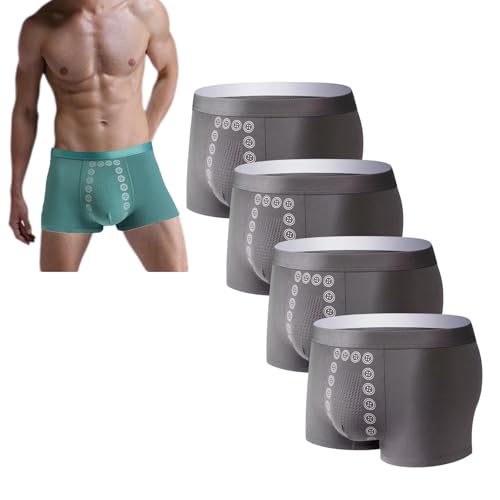 Cautorsy Proplshove Underwear,Magnetic Underwear Men,Magnetic Therapy Underwear,Proplshove Underwear Magnetic (2XL,4PCS-Dark Gray) von Cautorsy