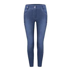 Cavallo Cherry Grip Damen Reithose Blue Washed HW 21, Größe:34 Cavallo Cherry Grip Damen Reithose Blue Washed HW 21, Größe:34 von Cavallo