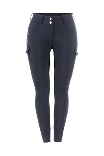 Cavallo Cintia Cargo Reithose Elegante, modische Reithose aus komfortablem, innen darkblue Sportswear HW 2024, Größe:36 von Cavallo