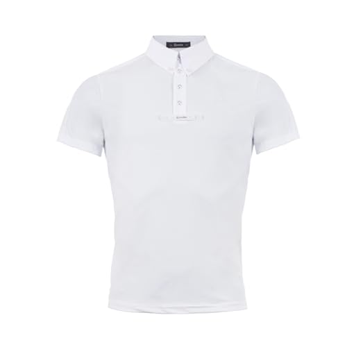 Cavallo Turniershirt Herren Caval Competition Polo White Sportswear FS 2024, Größe:M Cavallo Turniershirt Herren Caval Competition Polo White Sportswear FS 2024, Größe:M von Cavallo