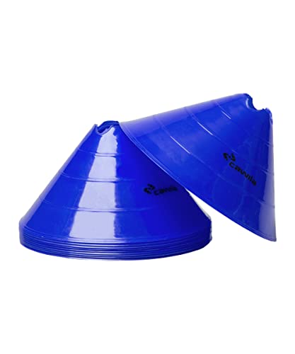 Cawila Equipment - Trainingszubehör Markierungshauben L | 10er Set | Durchmesser 30cm, Höhe 15cm | blaurot One Size von Cawila