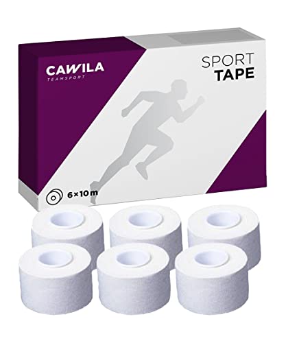 Cawila 6 Rollen Sporttape Premium, Weiá, 3.8 cm x 10 m, 01330201 von Cawila