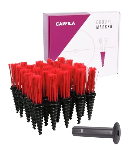 Cawila Einmesshilfe Pitch 25er Set, Markierungshilfe für Fußballplätze Cawila Einmesshilfe Pitch 25er Set, Markierungshilfe für Fußballplätze von Cawila