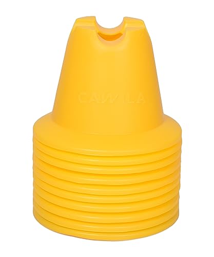 Cawila 10er Set, Mini Markierungskegel gelb One Size Cawila 10er Set, Mini Markierungskegel gelb One Size von Cawila