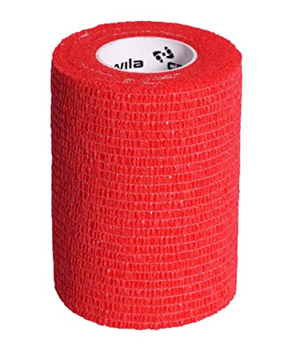Cawila Bandage, elastisch und selbsthaftend, kohäsive Haftbandage, 7,5cm x 4,5m rot 7,5cm x 4,5m Cawila Bandage, elastisch und selbsthaftend, kohäsive Haftbandage, 7,5cm x 4,5m rot 7,5cm x 4,5m von Cawila