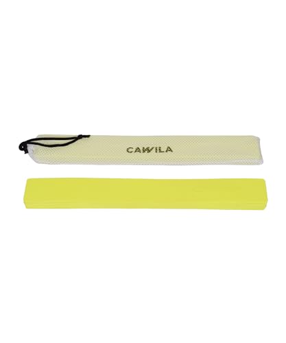 Cawila Markierstreifen, 10er Set, Floormarker, Streifen zur Markierung aus Gummi gelb One Size von Cawila