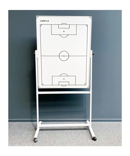 Cawila Fahrbares Stativ für Taktiktafel, Fixierung von Whiteboard Magnettafel passend für 90 x 120cm, 75 x 100cm und 60 x 90cm weiß One Size Cawila Fahrbares Stativ für Taktiktafel, Fixierung von Whiteboard Magnettafel passend für 90 x 120cm, 75 x 100cm und 60 x 90cm weiß One Size von Cawila