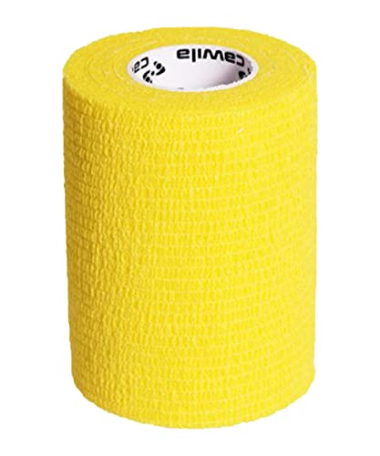 Cawila Bandage, elastisch und selbsthaftend, kohäsive Haftbandage, 7,5cm x 4,5m gelb 7,5cm x 4,5m Cawila Bandage, elastisch und selbsthaftend, kohäsive Haftbandage, 7,5cm x 4,5m gelb 7,5cm x 4,5m von Cawila