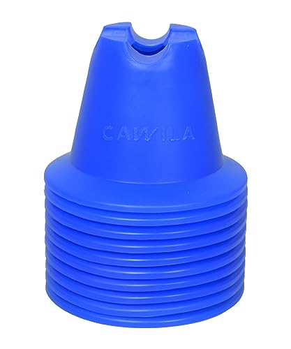 Cawila 10er Set, Mini Markierungskegel blau One Size von Cawila