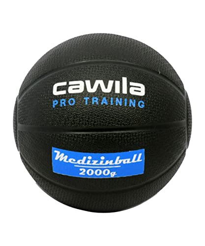 Cawila PRO Training, Gummi Gewichtsball, ideal für Fitness, Sport und Freizeit schwarz 2,0kg Cawila PRO Training, Gummi Gewichtsball, ideal für Fitness, Sport und Freizeit schwarz 2,0kg von Cawila