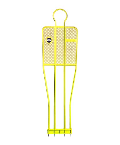 Cawila PRO Trainingsdummy 180cm Höhe inkl. 4 Metallspitzen, Profiqualität gelb One Size von Cawila