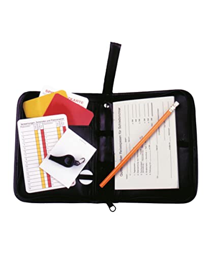Cawila Schiedsrichter Set Fußball, Schiedsrichtermappe 10-teilig schwarz One Size Cawila Schiedsrichter Set Fußball, Schiedsrichtermappe 10-teilig schwarz One Size von Cawila
