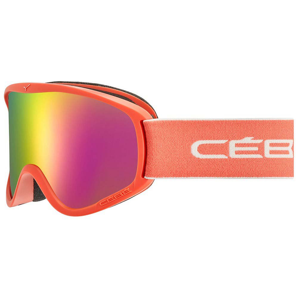 Cebe Hoopoe Ski Goggles Junior Orange,Rosa Rose Flash Pink/CAT2 von Cebe