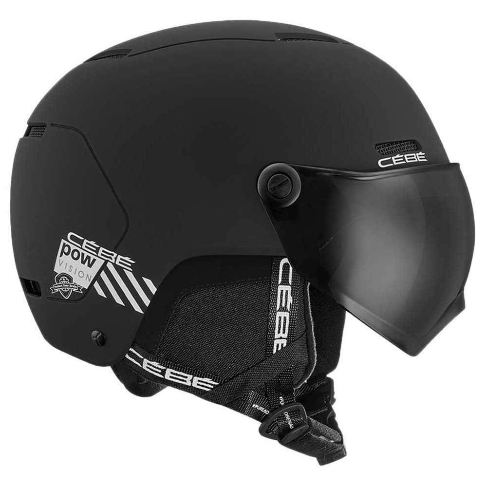 Cebe Pow Vision Visor Helmet Schwarz 54-56 cm Grey Ultra Black/CAT3 von Cebe