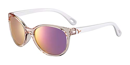 Cébé Unisex-Youth Ella Sonnenbrille, Shiny Blush White Translucent, 5>7 von Cébé