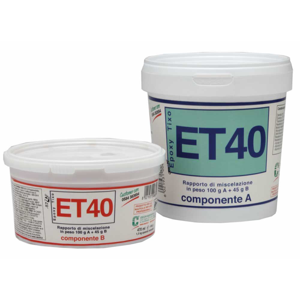 Cecchi C-system Et 40 Epoxy Resin 1.2kg Durchsichtig von Cecchi