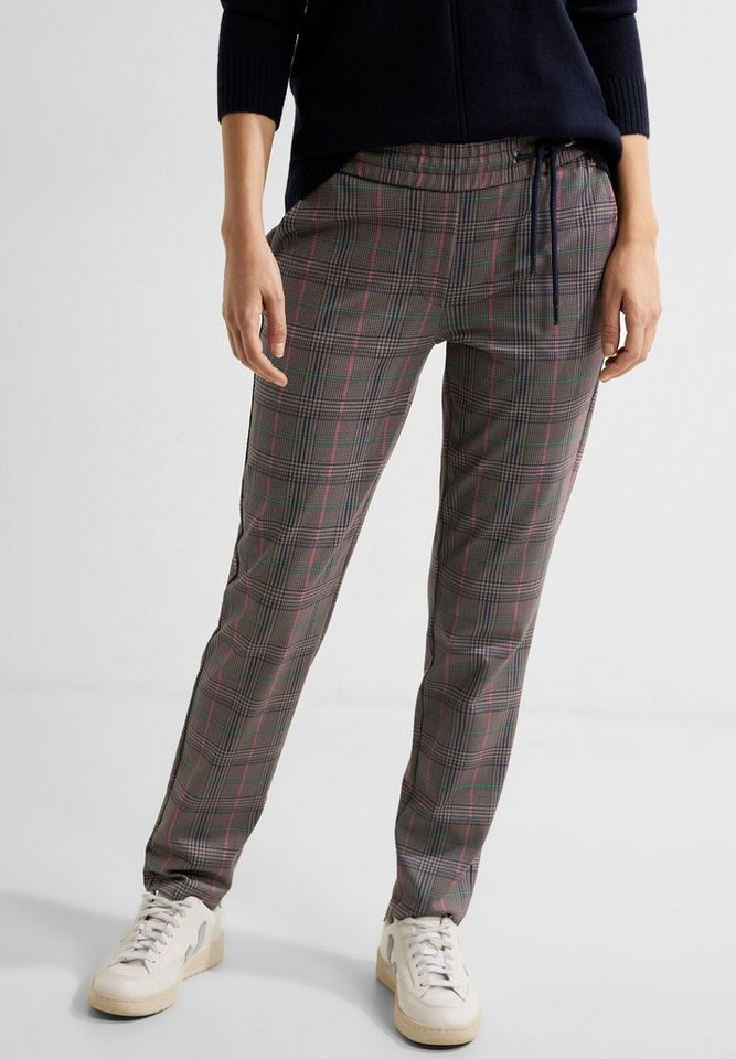 Cecil Jogger Pants Damenhose Tracey Check Karomuster von Cecil