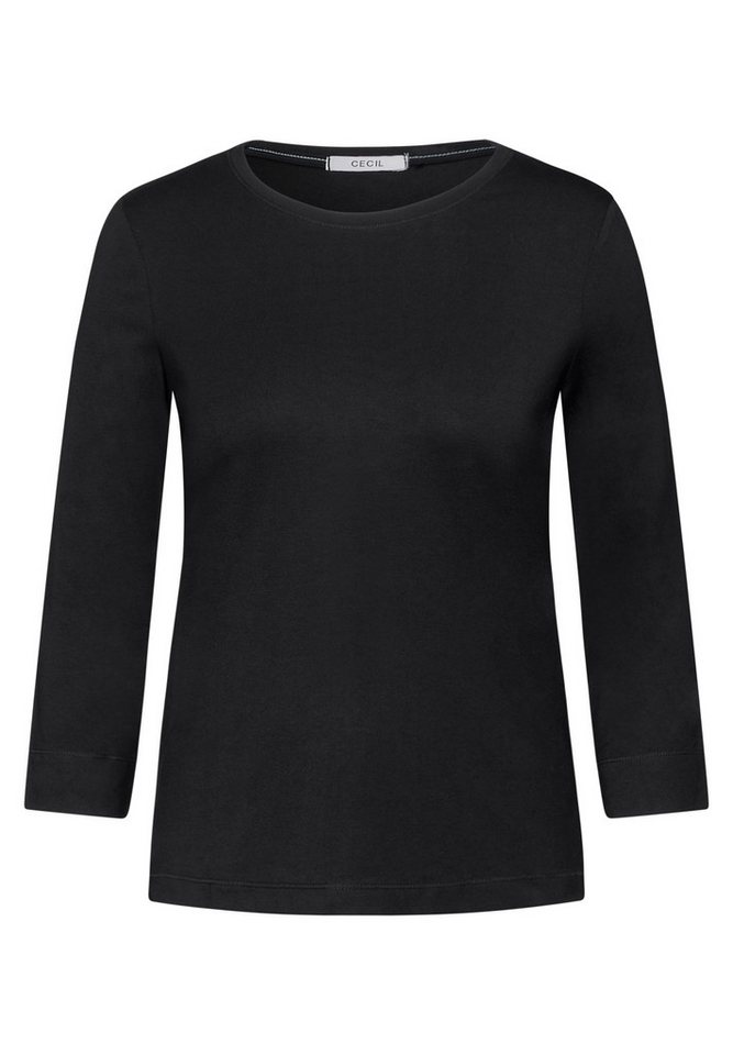 Cecil Langarmshirt - Basic Shirt - 3/4 - Arm - Sweatshirt von Cecil