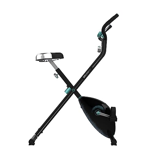 Cecotec faltbares Heimtrainer DrumFit X-Bike Neo. Sattel und Seitenlenker, einfaches und kompaktes Klappsystem, Unterstützung für Geräte, 8 Widerstandsstufen, 1,5 kg Schwungrad. von Cecotec