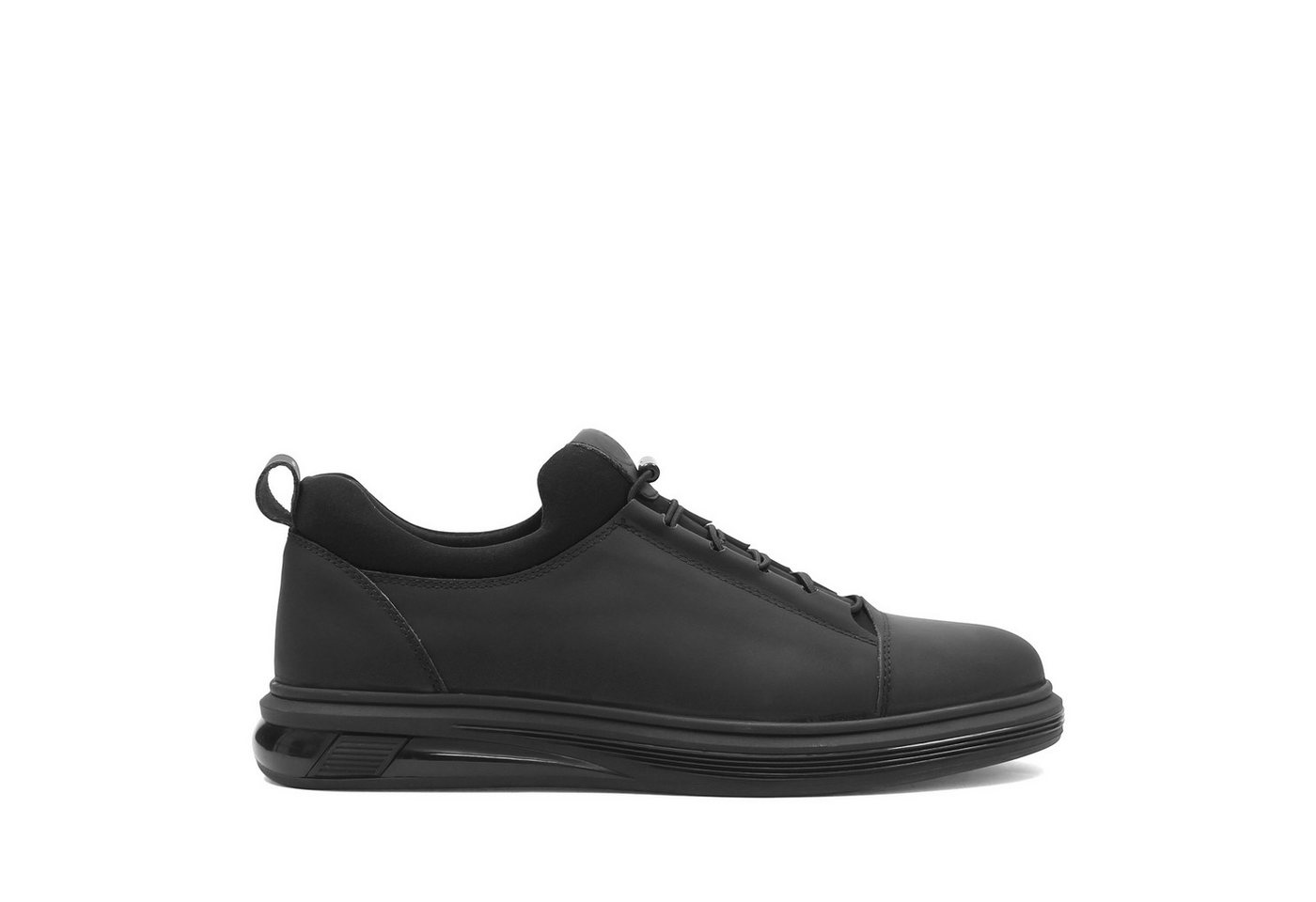 Celal Gültekin Herren Low-Top Sneaker aus schwarzem Leder Sneaker Moderner Herren Sneaker aus schwarzem Leder mit Komfort-Innenfutter Celal Gültekin Herren Low-Top Sneaker aus schwarzem Leder Sneaker Moderner Herren Sneaker aus schwarzem Leder mit Komfort-Innenfutter von Celal Gültekin