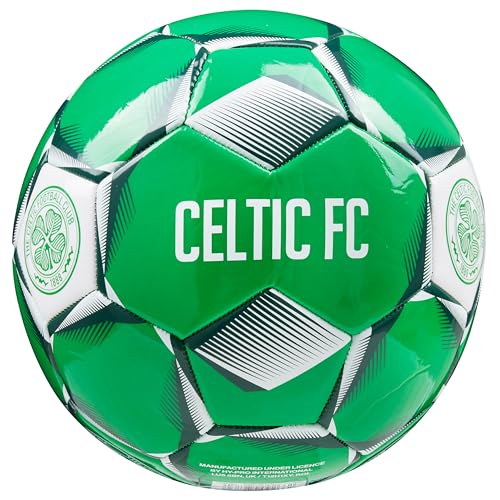 Celtic FC Fussball Ball, Offiziell Lizenzierter Club Soccer Ball, Fussball Grösse 3, 4 oder 5 - Fussball Geschenke für Fans (Grün, Größe 4) von Celtic F.C.