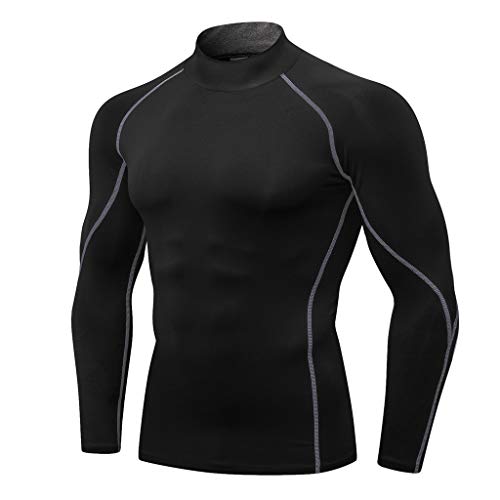 Celucke Funktionsshirt Langarm Kompressionsshirt Herren Sportunterwäsche Funktionsunterwäsche, Unterhemden Männer Laufshirt Kompression Compression Shirt Celucke Funktionsshirt Langarm Kompressionsshirt Herren Sportunterwäsche Funktionsunterwäsche, Unterhemden Männer Laufshirt Kompression Compression Shirt von Celucke
