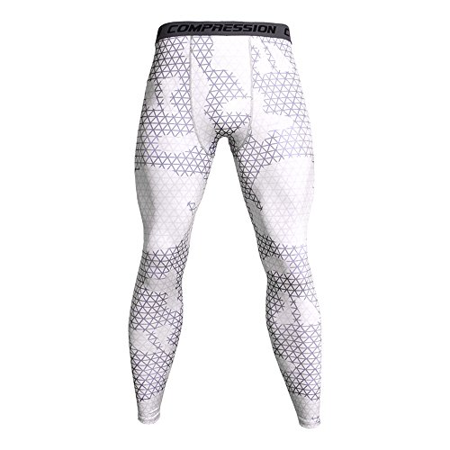 Celucke Sport Leggings Herren Laufhose Strumpfhose mit Print Compression Tights Funktionswäsche Quick Dry Kompression Hose für Fitness Gym Joggen Celucke Sport Leggings Herren Laufhose Strumpfhose mit Print Compression Tights Funktionswäsche Quick Dry Kompression Hose für Fitness Gym Joggen von Celucke
