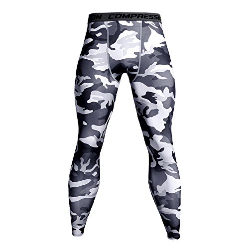 Celucke Sport Leggings Herren Laufhose Strumpfhose mit Quick Dry Funktion, Männer Pro Cool Compression Tights Funktionswäsche Fitness Hose Celucke Sport Leggings Herren Laufhose Strumpfhose mit Quick Dry Funktion, Männer Pro Cool Compression Tights Funktionswäsche Fitness Hose von Celucke
