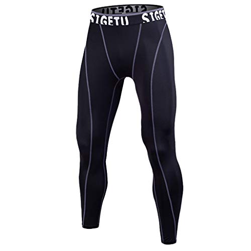 Celucke Sport Leggings Herren Strumpfhose Klassisch Laufhose Pro Cool Compression Tights, Männer Funktionswäsche Quick Dry Kompression Hose für Fitness Gym Joggen Celucke Sport Leggings Herren Strumpfhose Klassisch Laufhose Pro Cool Compression Tights, Männer Funktionswäsche Quick Dry Kompression Hose für Fitness Gym Joggen von Celucke