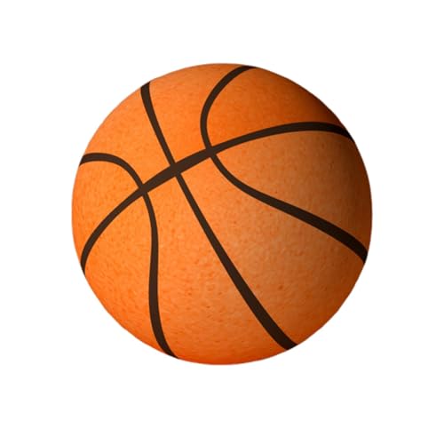 Celuicion Schaumstoff Basketbälle | 24cm Größe 7 | Indoor Basketball Spielzeug für Kinder | Geräuschlos | Lautloser Basketball | Waschbares, Langlebiges und Robustes Spielzeug von Celuicion