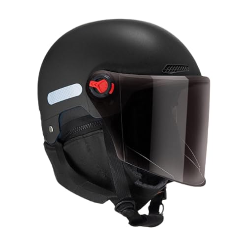 Integraler Motorradhelm,Helm mit Gehörschutz, Herren Skihelm Winter, Snowboardhelm Herren, Schneesporthelme, warmer Fahrradhelm, abnehmbarer Gehörschutz, hochauflösende Gläser zum Skifahren, Snowboard von Celuicion