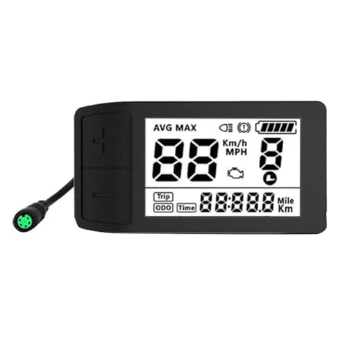 Elektrofahrrad 500S Display 0-9 PAS Geschwindigkeitsanzeige für BBS01 BBS02 Mittelmotorfahrrad Ebike UART Meter von Cenei