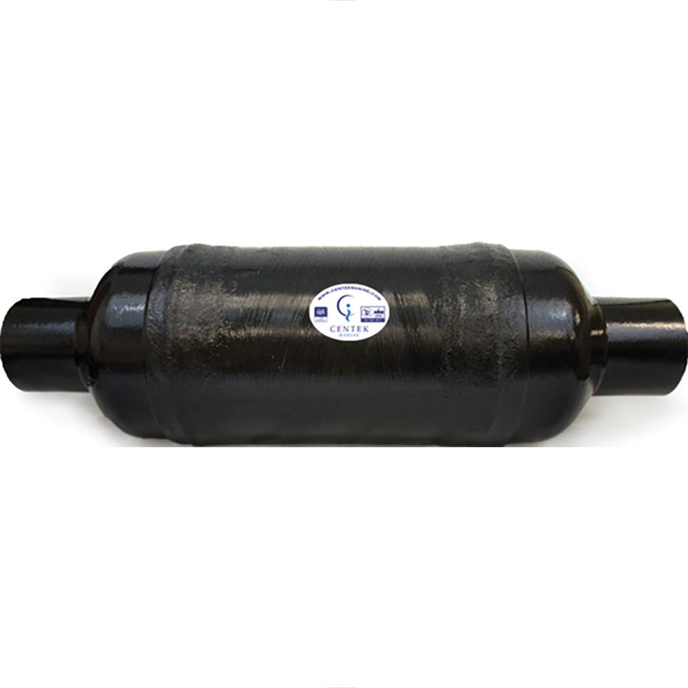 Centek Vernatone 5´´ Round Muffler Schwarz Centek Vernatone 5´´ Round Muffler Schwarz von Centek