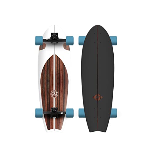 Centrano Hydroponic Surfskate Komplettboard White / Brown 31.5" von Hydroponic